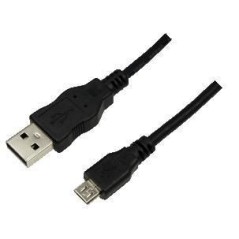 LogiLink 3m USB A to USB Micro B Cable - High Quality, Durable & Reliable Connection (CU0059)